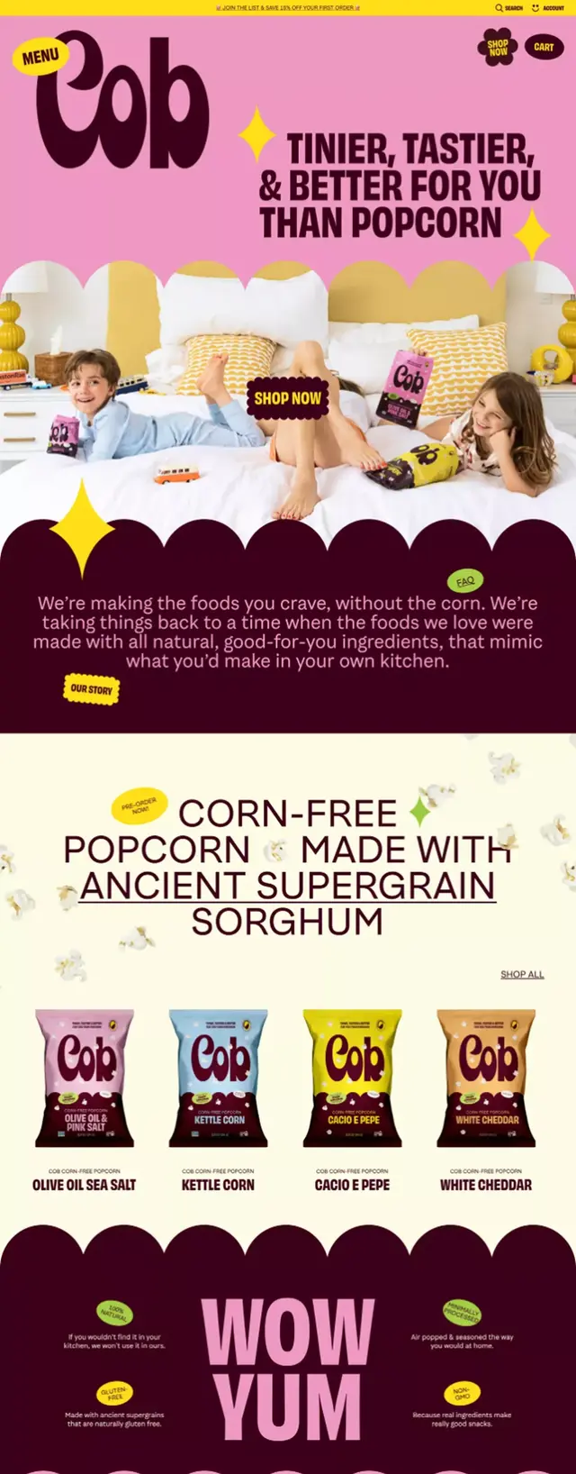 Playful and fun website from clay.com